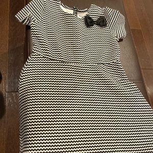 Black and white dress